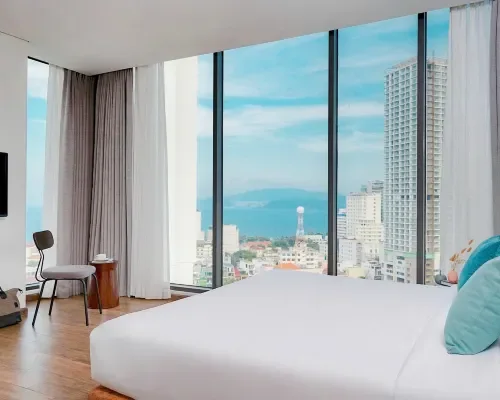 Phòng nghỉ tại Em Oi Boutique Hotel – góc 5