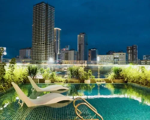 Hồ bơi tại Em Oi Boutique Hotel