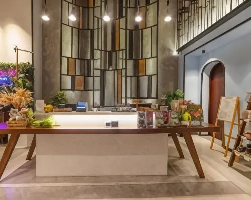Sảnh và khu đón khách tại Em Oi Boutique Hotel