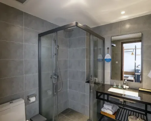 Phòng tắm tại Em Oi Boutique Hotel