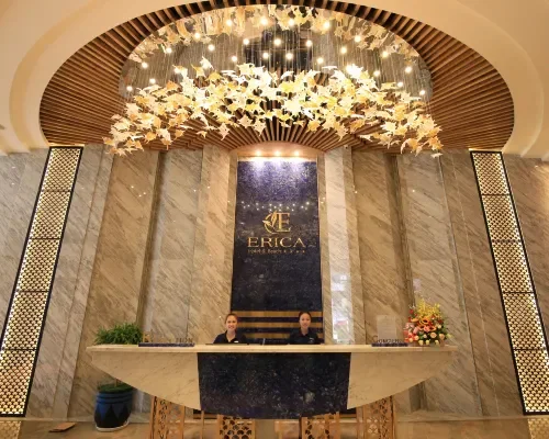 Sảnh và khu đón khách tại Erica Nha Trang Hotel