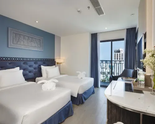 Phòng nghỉ tại Erica Nha Trang Hotel – góc 3