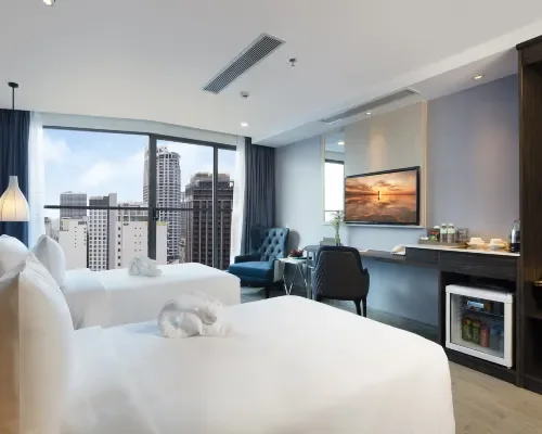 Phòng nghỉ tại Erica Nha Trang Hotel – góc 2