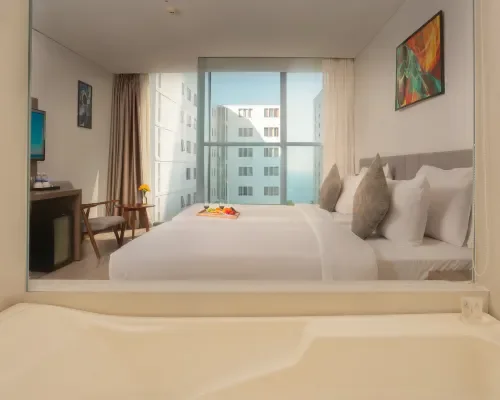Phòng tắm tại Gosia Hotel Nha Trang – góc 3