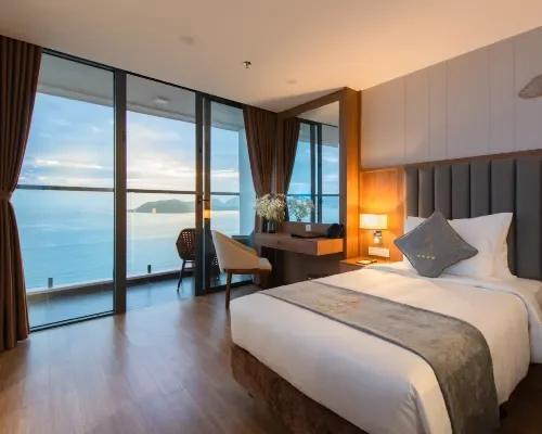 Phòng nghỉ tại Grand Gosia Hotel Nha Trang – góc 4