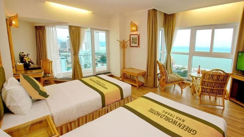 Phòng nghỉ tại Green World Hotel Nha Trang – góc 6