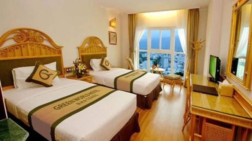 Phòng nghỉ tại Green World Hotel Nha Trang – góc 2