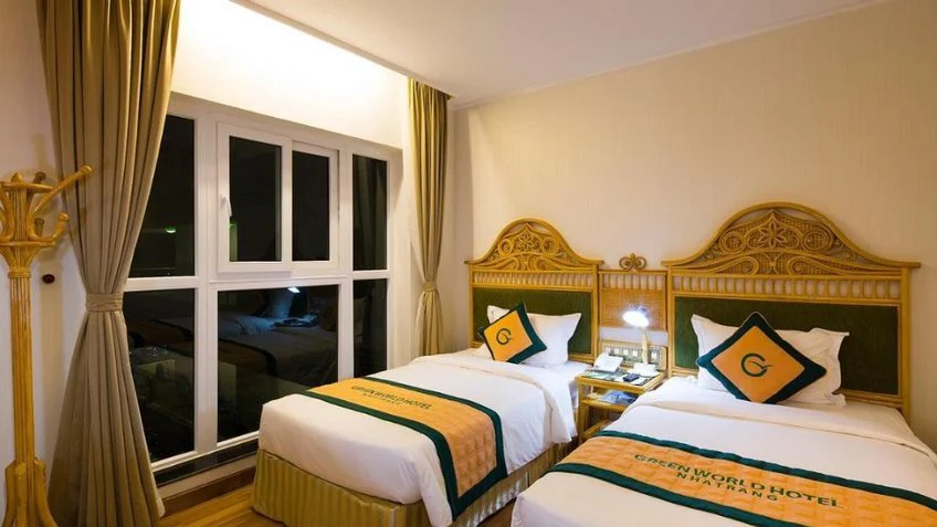 Phòng nghỉ tại Green World Hotel Nha Trang