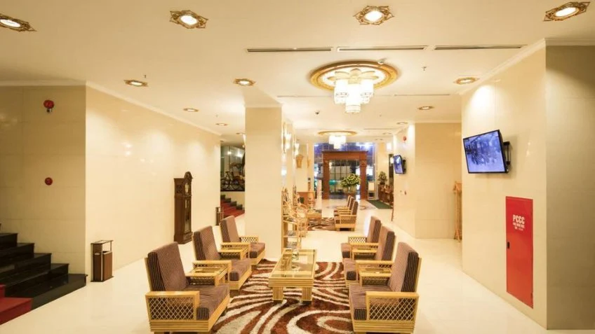 Sảnh và khu đón khách tại Green World Hotel Nha Trang