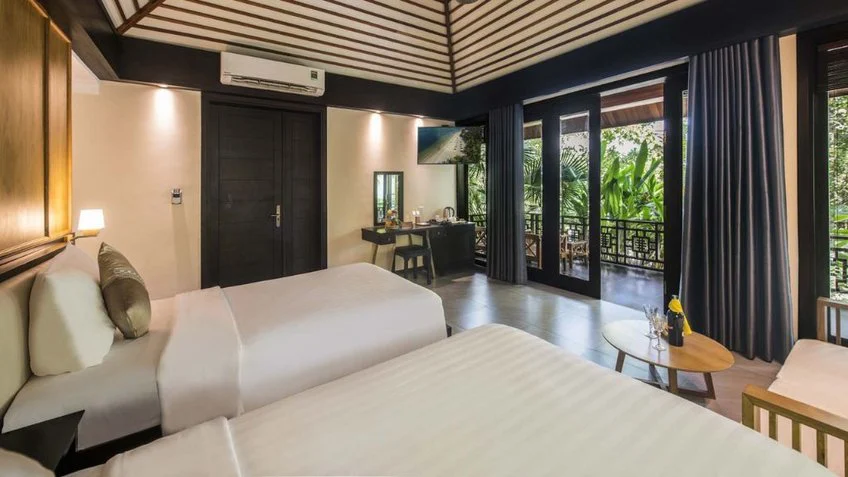 Phòng nghỉ tại Hòn Tằm Resort Nha Trang