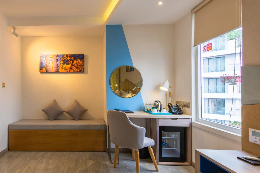 Phòng nghỉ tại Le’s Cham Hotel Nha Trang – góc 4