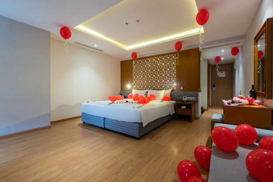 Phòng nghỉ tại Le’s Cham Hotel Nha Trang – góc 3
