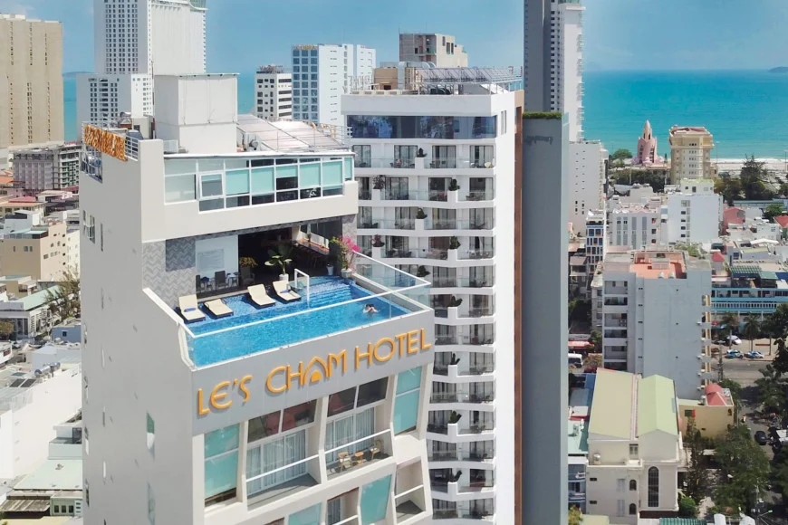Toàn cảnh tại Le’s Cham Hotel Nha Trang