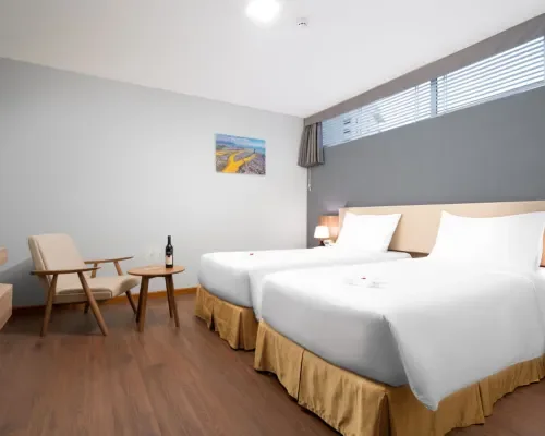 Phòng nghỉ tại Libra Hotel Nha Trang – góc 3
