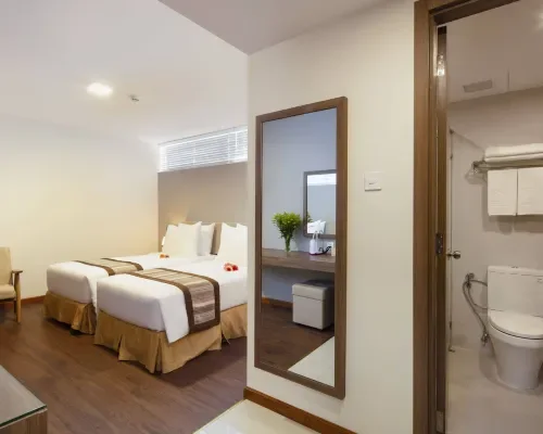 Phòng nghỉ tại Libra Hotel Nha Trang – góc 2