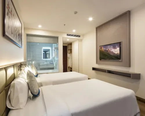 Phòng giường đôi tại Lucky Sun Hotel Nha Trang Beach