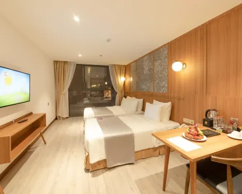 Phòng nghỉ tại Majestic Premium Hotel Nha Trang – góc 3