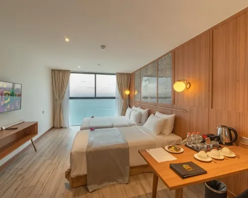 Phòng nghỉ tại Majestic Premium Hotel Nha Trang – góc 6