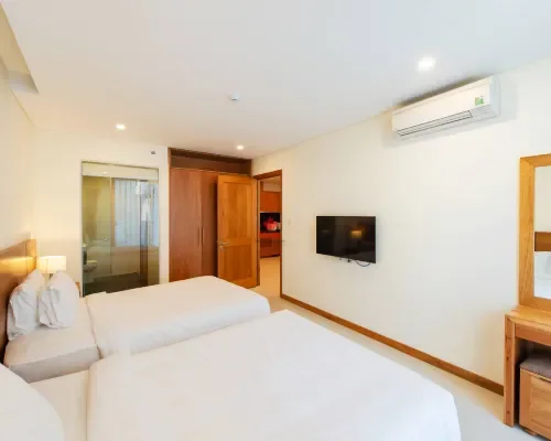 Phòng nghỉ tại Maple Hotel & Apartment Nha Trang