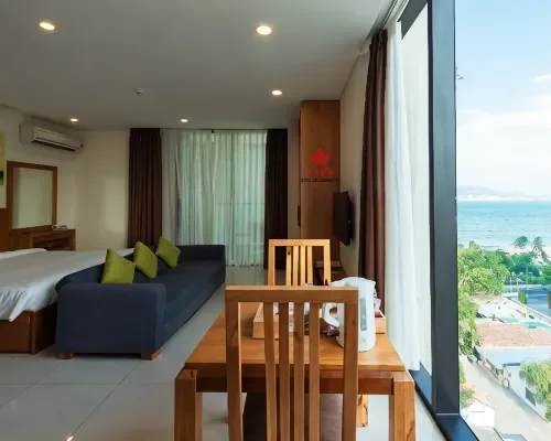 Phòng nghỉ tại Maple Hotel & Apartment Nha Trang – góc 4
