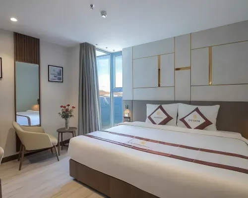 Phòng nghỉ tại Masova Hotel Nha Trang – góc 4