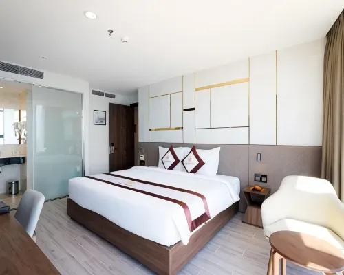 Phòng nghỉ tại Masova Hotel Nha Trang – góc 3