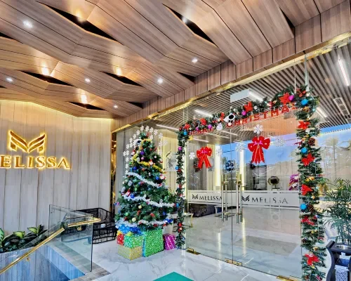 Sảnh và khu đón khách tại Melissa Hotel Nha Trang