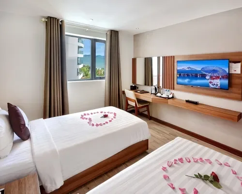 Phòng nghỉ tại Melissa Hotel Nha Trang – góc 3