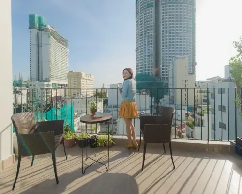 Sảnh chờ nhỏ của khách sạn