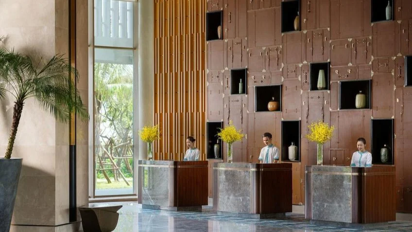 Sảnh và khu đón khách tại Mövenpick Resort Cam Ranh