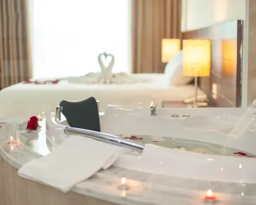 Phòng tắm tại Mường Thanh Grand Nha Trang
