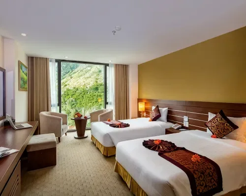 Phòng nghỉ tại Mường Thanh Grand Nha Trang – góc 5