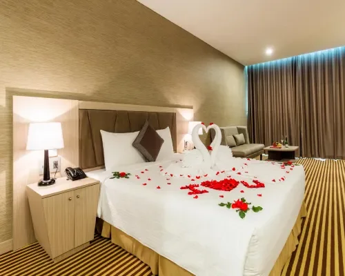 Phòng nghỉ tại Mường Thanh Luxury Khánh Hòa – góc 2