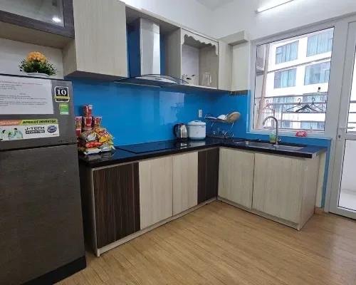 Lối vào khu căn hộ