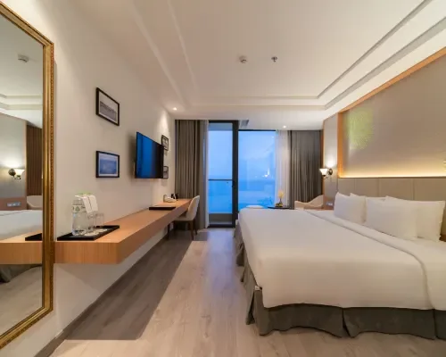 Phòng nghỉ tại Navada Beach Hotel Nha Trang – góc 3