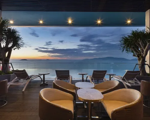 Không gian ăn uống tại Nha Trang Horizon Hotel
