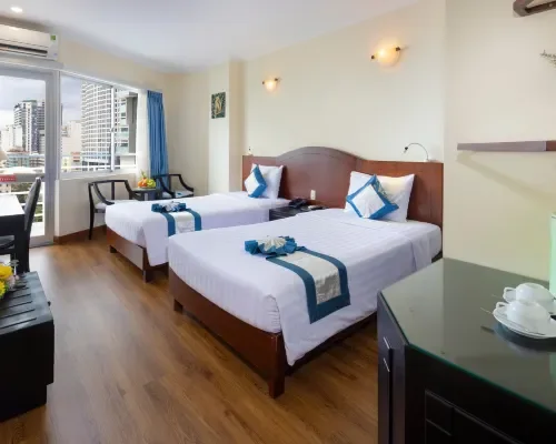 Phòng nghỉ tại Nha Trang Lodge Hotel – góc 2