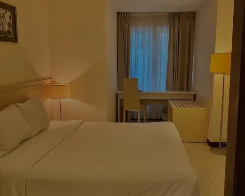 Phòng giường đôi tại Nhi Phi Hotel Nha Trang
