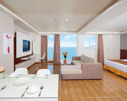 Phòng nghỉ tại Paris Luxury Hotel & Apartment Nha Trang – góc 7