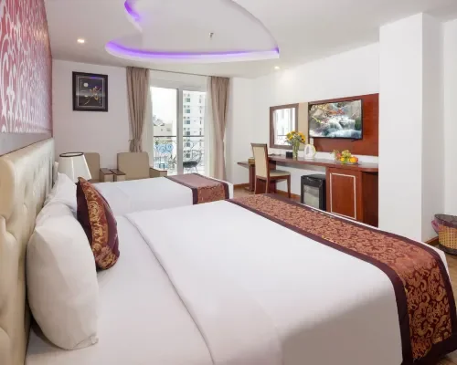 Phòng nghỉ tại Paris Luxury Hotel & Apartment Nha Trang – góc 6