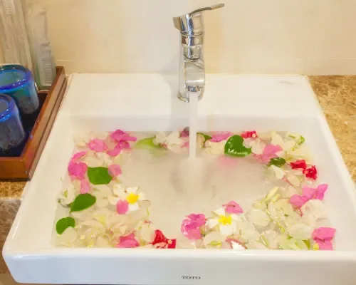 Phòng tắm tại Pavillon Garden Hotel Nha Trang