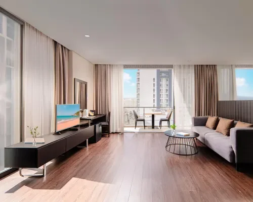 Phòng nghỉ tại Poseidon Nha Trang Hotel – góc 2
