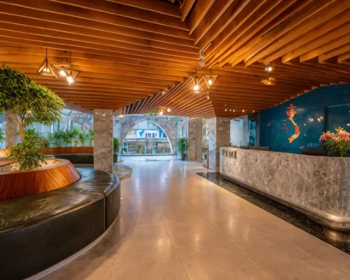 Sảnh và khu đón khách tại Prime New Hotel Nha Trang