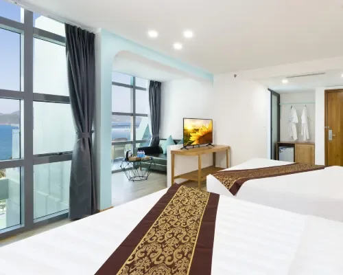 Phòng nghỉ tại Prime New Hotel Nha Trang – góc 8