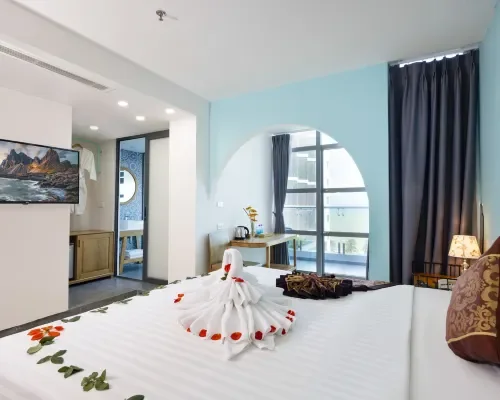 Phòng nghỉ tại Prime New Hotel Nha Trang – góc 3