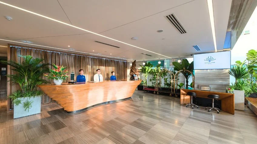 Sảnh và khu đón khách tại Queen Ann Nha Trang Hotel
