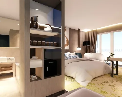 Phòng nghỉ tại Quinter Central Nha Trang – góc 4