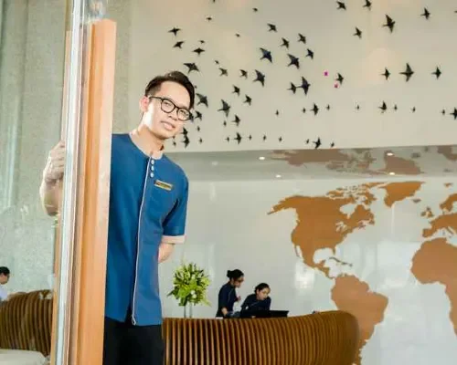 Sảnh và khu đón khách tại Quinter Central Nha Trang
