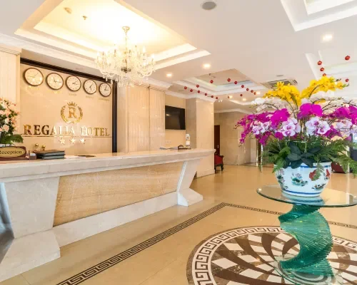 Quầy lễ tân tại Regalia Nha Trang Hotel