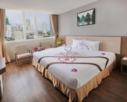 Phòng nghỉ tại Rigel Hotel Nha Trang – góc 3